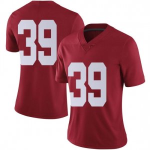 NCAA Women's Alabama Crimson Tide #41 Carson Ware Stitched College Nike Authentic No Name Crimson Football Jersey YH17V72GU